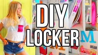 Tumblr Locker Organization amp DIY Decorations Back To School 2016 [upl. by Aube115]