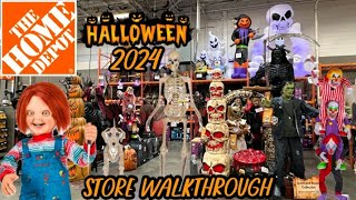 Home Depot NEW Halloween Decor 2024 Full Store Walkthrough Awesome New items [upl. by Ayoj]