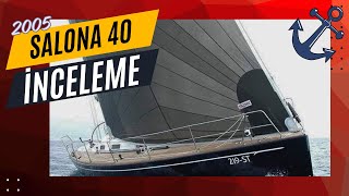 SALONA 40 İNCELEME  SAILBOAT FULL TOUR [upl. by Krissie]