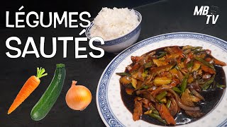 Légumes Sautés au wok 🥕 [upl. by Orlanta32]