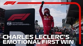 Charles Leclercs Emotional First F1 Win  2019 Belgian Grand Prix [upl. by Landis613]