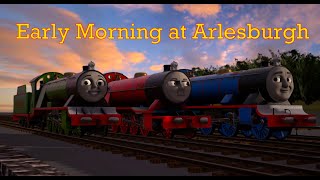 Early Morning at Arlesburgh  A Trainz Short [upl. by Lletnahs]