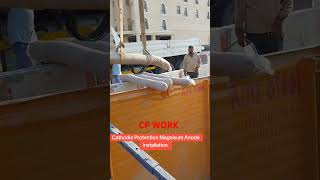 Cathodic Protection Magnisum anode installation [upl. by Tennek]