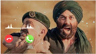 Gadar 2 Dialogue  Ringtone ❤️  Sunny Deol [upl. by Cirek]