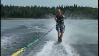 Expert water skiing how to slalom through the course [upl. by Wilow]