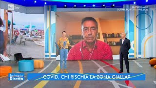 Covid chi rischia la zona gialla  Estate in Diretta 25082021 [upl. by Elocaj]