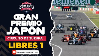 EN VIVO LIBRES 1  GRAN PREMIO DE JAPÓN  FÓRMULA 1 [upl. by Adran]