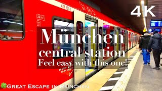 How to get Munich Germany airport  Munich central station complete Guide 2023【4K】 [upl. by Ikairik286]