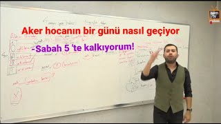 Aker hoca 1 gününü anlatıyor  Sayıp döküyor [upl. by Ydoc418]