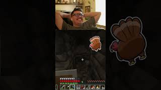 twerky turkey scares twizty  twizted Twitch minecraft minecraftmemes jumpscare [upl. by Suoivatra]