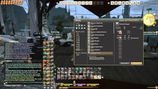 FFXIV A Realm Reborn  Crafting  Macro HQ 50 material from NQ Ingredients [upl. by Mohun890]