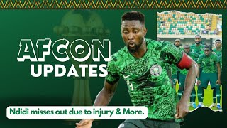 AFCON Updates Ndidi misses Out Supersports will not broadcast AFCON  Super Eagles of Nigeria Camp [upl. by Ezana]