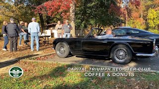 Capital Triumph Register Club Coffee amp Donuts at Fort Hunt Park Oct 26 2024 [upl. by Anisamoht]