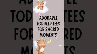 Adorable Toddler Tees for Sacred Momentsbaby baptism baptismdaycustomizedtshirts customtshirts [upl. by Haywood]