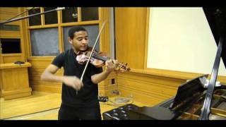 Grave and Fugue from A Minor Solo Violin Sonata  Josh Henderson [upl. by Thury]