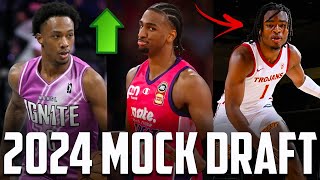 2024 NBA MOCK DRAFT 30 PREMARCH MADNESS EDITION [upl. by Llehcnom]