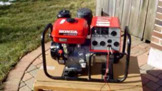 Honda EG3500 generator test [upl. by Dorella190]