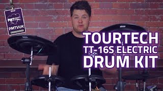 TOURTECH TT16S Electronic Drum Kit  £299 Electric Kit For Pros [upl. by Brandenburg742]