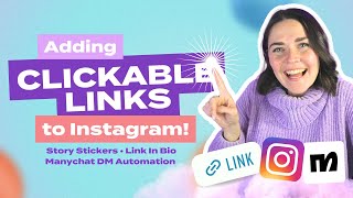 Instagram Tutorial Add Clickable Links on Instagram 2024 [upl. by Retsila]