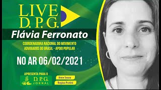 Live 060221 com Flavia Ferronato [upl. by Ailimac]