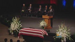 US Senator John McCain Memorialized As Hero Fighter In Arizona [upl. by Nwahsem]