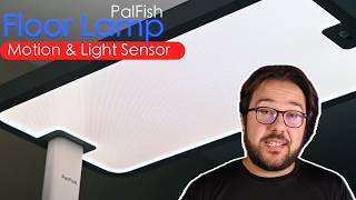 PalFish Motion and Light Sensor FullSpectrum Floor Lamp [upl. by Rosalyn]