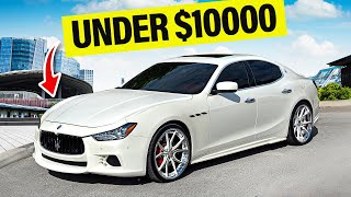 7 CHEAP Luxury Cars Under 10000 [upl. by Eniowtna]