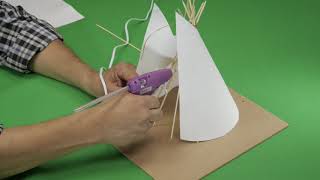 How to Create a Miniature Teepee [upl. by Carla]