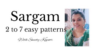 Basic Sargam with different patterns withsweetykapoor musicclassmumbai sargam alankar [upl. by Zackariah805]