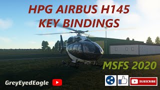 HPG Airbus H145 Key Bindings For MSFS 2020 PC Part I [upl. by Malti201]