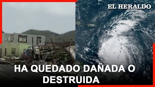 Casi la totalidad de la infraestructura de dos islas de Granada está dañada o destruida [upl. by Mueller]