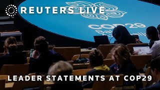 LIVE Leader statements at COP29 [upl. by Nylimaj856]