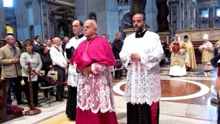 Cardinal Canizares St Peters Basilica  Procession [upl. by Notak]