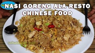 Nasi goreng chinese food ala resto [upl. by Aitra]