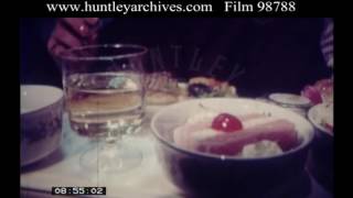 Inflight Dining 1970s  Film 98788 [upl. by Ivzt122]