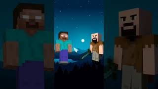 Herobrine vs all mobs herobrine minecraft viral short [upl. by Larianna]