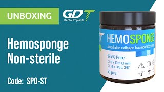 Unboxing GDT Hemosponge  Absorbable NonSterile Sponge [upl. by Toiboid42]