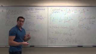 Calculus 2 Lecture 74 Integration By Partial Fractions [upl. by Eirol840]