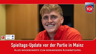 SpieltagsUpdate vor dem Spiel in Mainz [upl. by Aihsema]