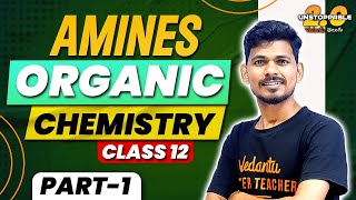 Amines Organic Chemistry Class 12 One Shot  Part 1  EAMCETJEENEET 20242025  Jummidi Sir [upl. by Annavaig]