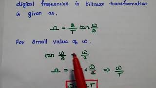 Bilinear Transformation  Design Steps  Warping Effect  Prewarping  DTSP  DSP [upl. by Timus]