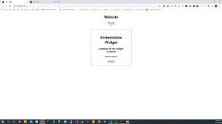 Building an embeddable widget with React Typescript [upl. by Matthia]
