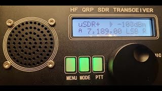 HF QRP SDR TRANSCEIVER  QUICK REVIEW [upl. by Schild]