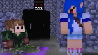 MONSTRO PEGOU MEU AMIGO FLEE THE FACILITY MINECRAFT [upl. by Annaeoj]