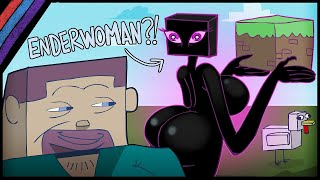 I found a female Enderman Minecraft Animation [upl. by Duong]