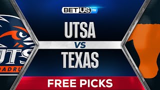 UTSA vs Texas  College Football Week 3 Predictions Picks and Best Bets [upl. by Castorina]