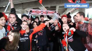 Les supporters Toulonnais arrivent au Stadium de Toulouse [upl. by Baptist]