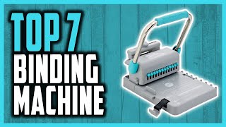 Best Binding Machine Reviews In 2024  Top 7 Essential Binding Machines For Every Project [upl. by Ramona]