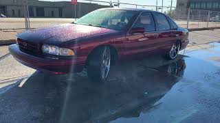 1996 impala ss bagged on 24s [upl. by Lamek]