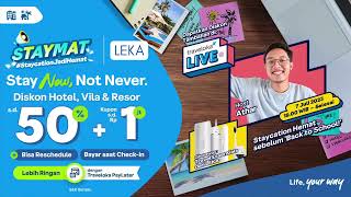 Selamat Datang di Traveloka LIVE Staycation Hemat Diskon Hotel Vila dan Resor sd 50  Kupon … [upl. by Ferna]